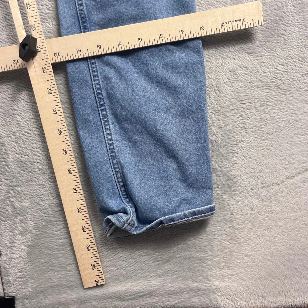 Banana Republic Traveler Jeans Mens 33x34 Slim Fit Light Wash Blue Denim Pants